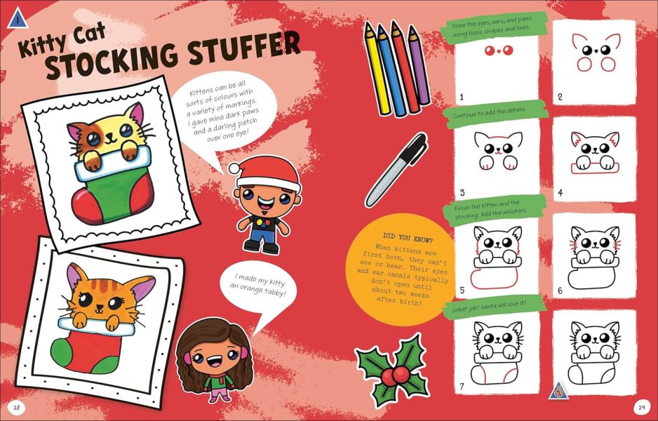 DK Draw with Art for Kids Hub Christmas(畫出聖誕節：Art for Kids Hub 教你玩繪畫) 