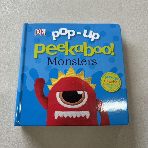 (微恙)DK Pop-Up Peekaboo! Monsters (躲貓貓大翻頁立體書：有怪獸！) 