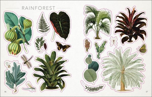 DK The Botanist's Sticker Anthology(古典畫風貼紙精選輯：植物篇) 