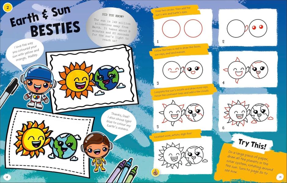 DK Draw with Art for Kids Hub Space(畫出太空：Art for Kids Hub 教你玩繪畫) 