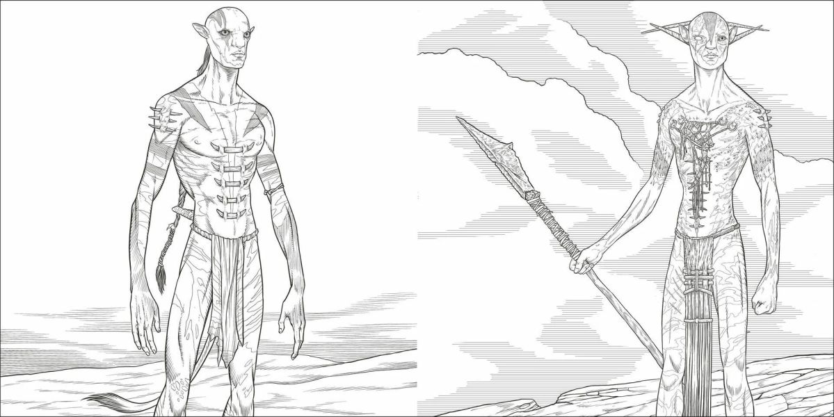 DK Avatar Bioluminescent Colouring Book(阿凡達夜光著色書) 