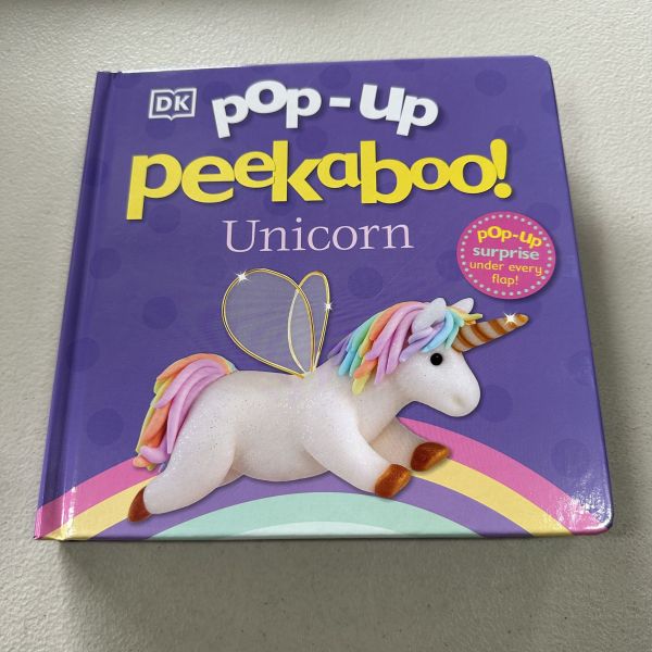 (微恙)DK Pop-Up Peekaboo! Unicorn (躲貓貓大翻頁立體書：獨角獸) 