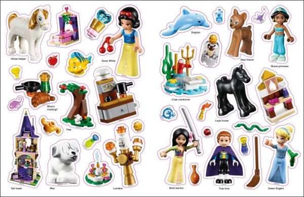 DK LEGO Disney Princess Ultimate Sticker Collection(樂高迪士尼公主貼紙書) 
