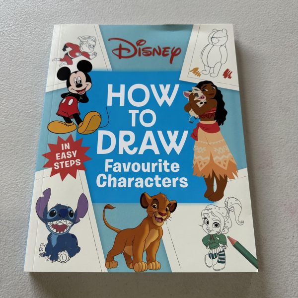 (微恙)DK Disney How to Draw Favourite Characters(如何畫出最受歡迎的迪士尼角色) 