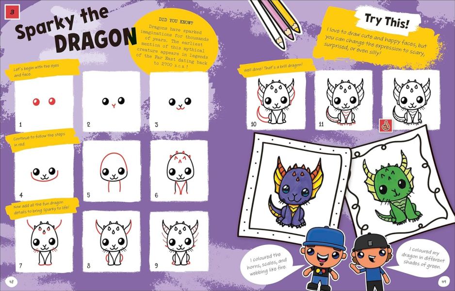 DK Draw with Art for Kids Hub Animals(畫出可愛動物：Art for Kids Hub 教你玩繪畫) 