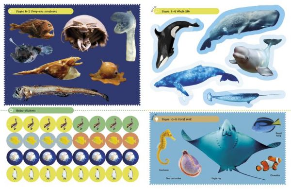 DK Ocean Ultimate Sticker Book(百科貼紙書：海洋) 