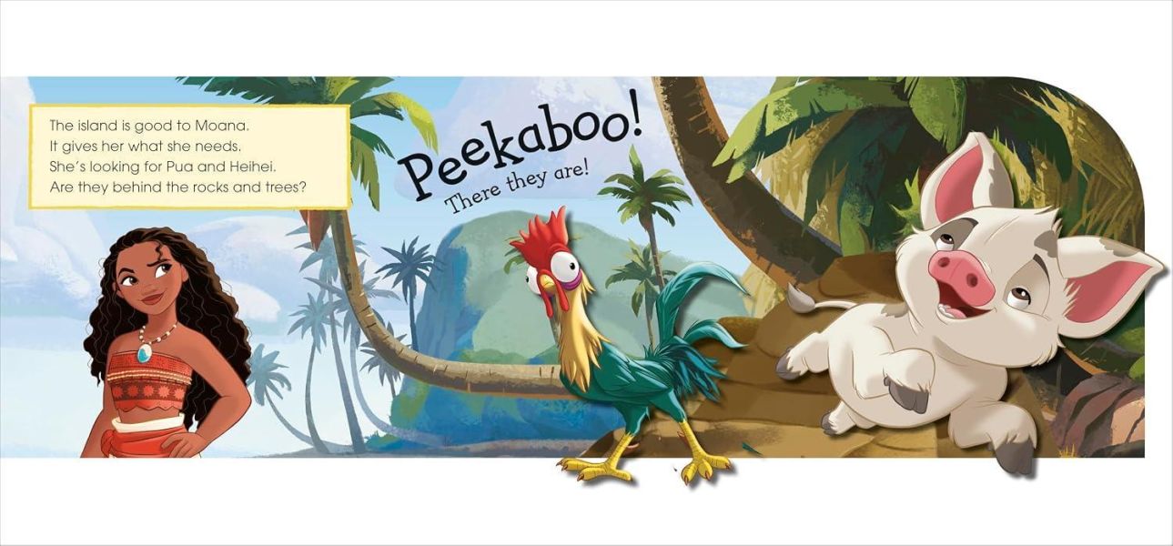 DK Pop-Up Peekaboo! Disney Moana(躲貓貓大翻頁立體書：海洋奇緣) 