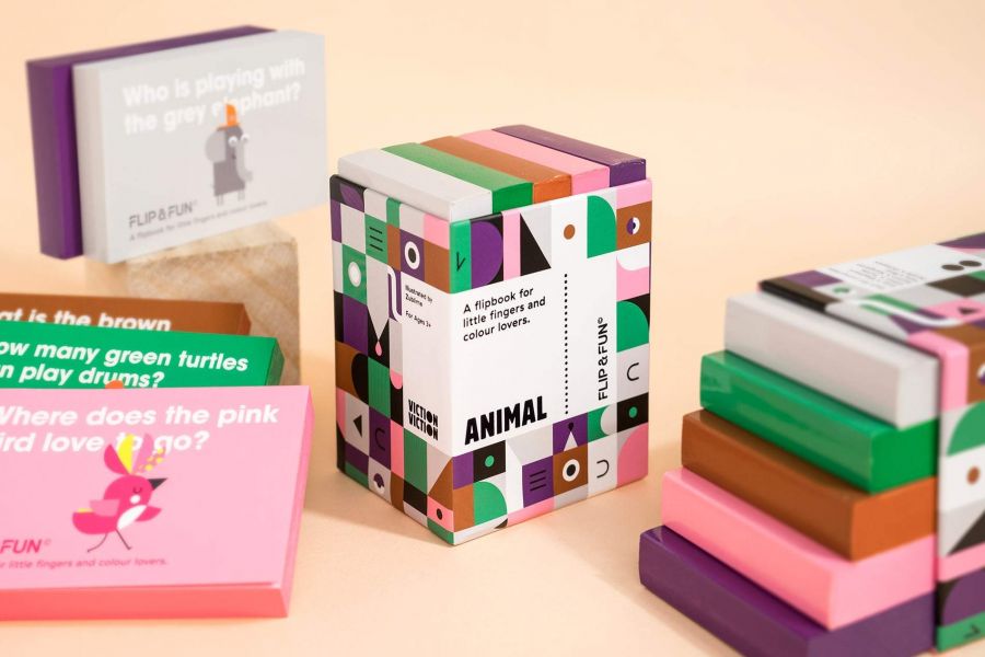 FLIP & FUN: Animal A flipbook for little fingers and colour lovers (快速翻頁動畫書：動物) 