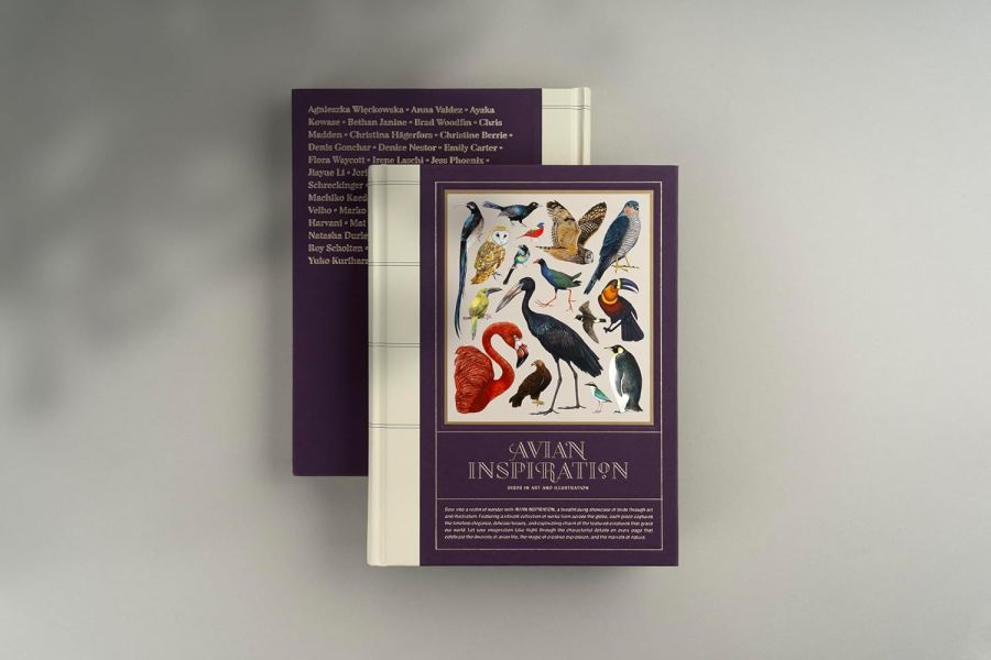 Avian Inspiration: Art and Design Inspired by Birds(鳥類插畫與藝術) 