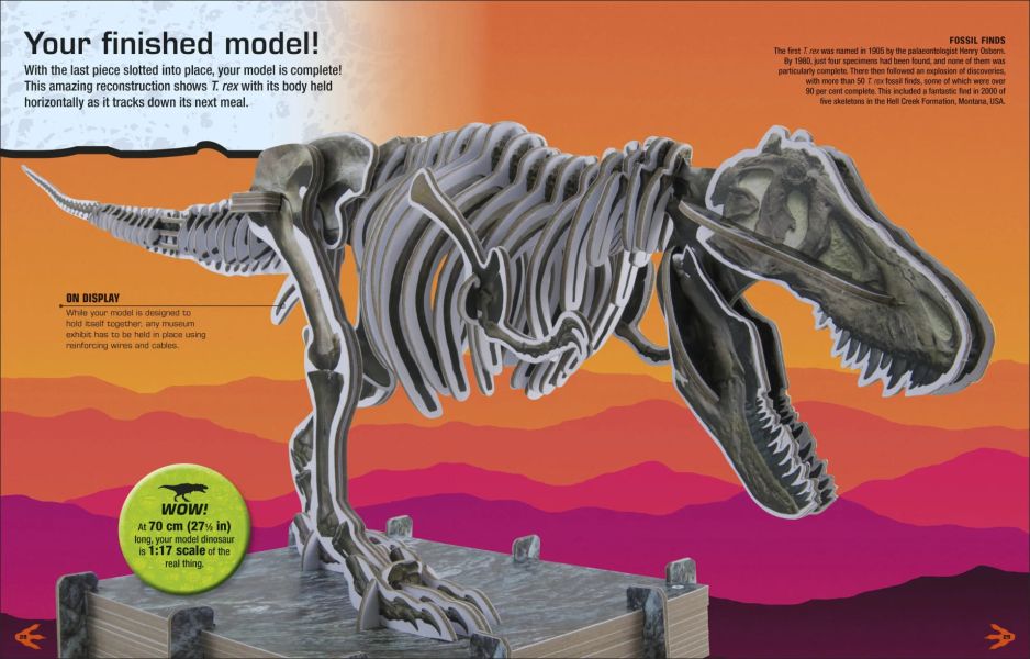 DK Make Your Own T. Rex(霸王龍骨骼模型組) 