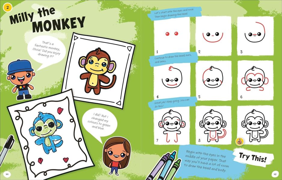 DK Draw with Art for Kids Hub Animals(畫出可愛動物：Art for Kids Hub 教你玩繪畫) 