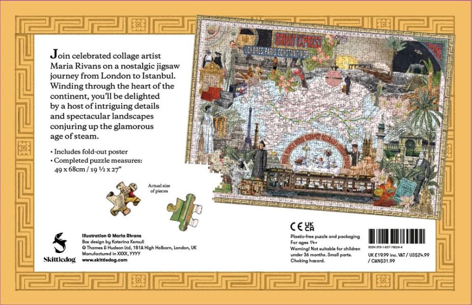 Orient Express: A 1000 PIECE JIGSAW PUZZLE(東方特快車：1,000片拼圖) 