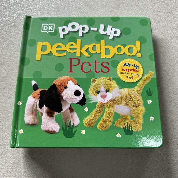 (微恙)DK Pop-Up Peekaboo! Pets(躲貓貓大翻頁立體書：寵物) 