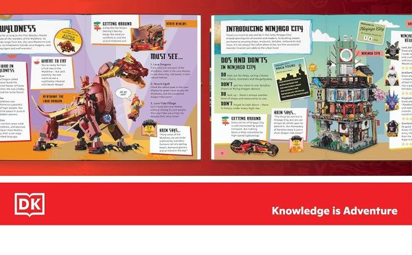 DK LEGO Ninjago Dragons Rising Adventure Atlas(樂高旋風忍者：猛龍崛起冒險地圖) 