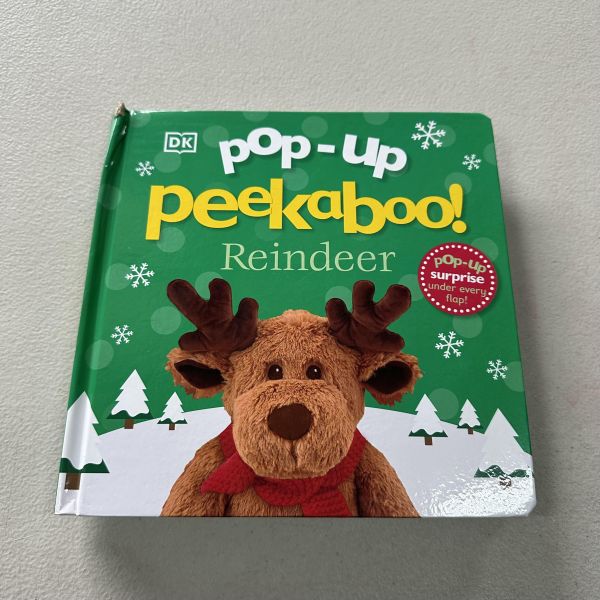 (微恙)DK Pop-Up Peekaboo! Reindeer(躲貓貓大翻頁立體書：馴鹿) 