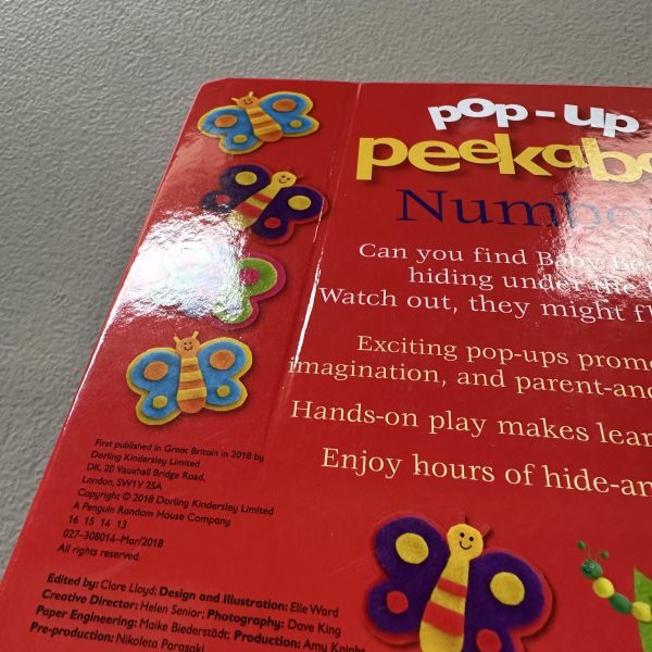 (微恙)DK Pop-Up Peekaboo! Numbers (躲貓貓大翻頁立體書：數字) 