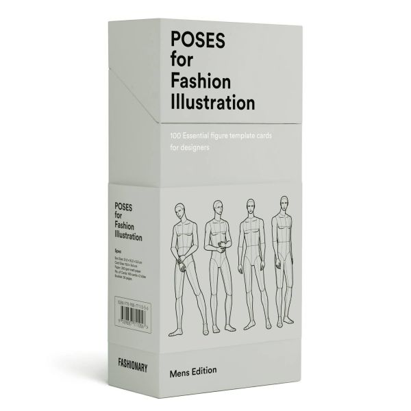 Poses for Fashion Illustration Men Edition (時尚插畫的人體姿勢模板：男性模特兒) 