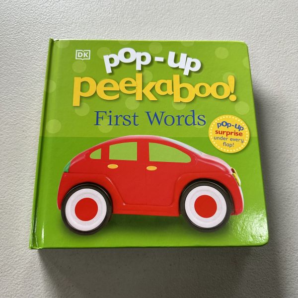 (微恙)DK Pop-Up Peekaboo! First Words (躲貓貓大翻頁立體書：基礎單字) 