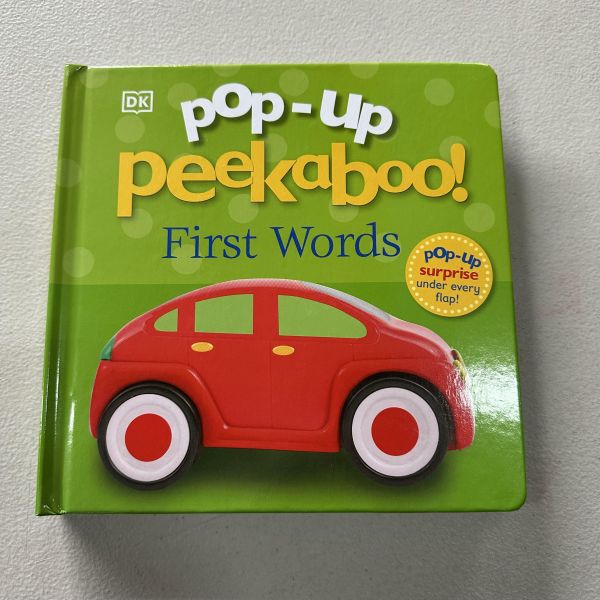 (微恙)DK Pop-Up Peekaboo! First Words (躲貓貓大翻頁立體書：基礎單字) 