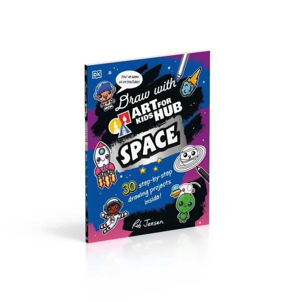 DK Draw with Art for Kids Hub Space(畫出太空：Art for Kids Hub 教你玩繪畫) 
