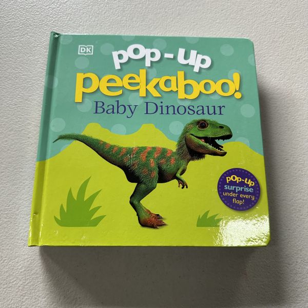 (微恙)DK Pop-Up Peekaboo! Baby Dinosaur (躲貓貓大翻頁立體書：恐龍寶寶) 