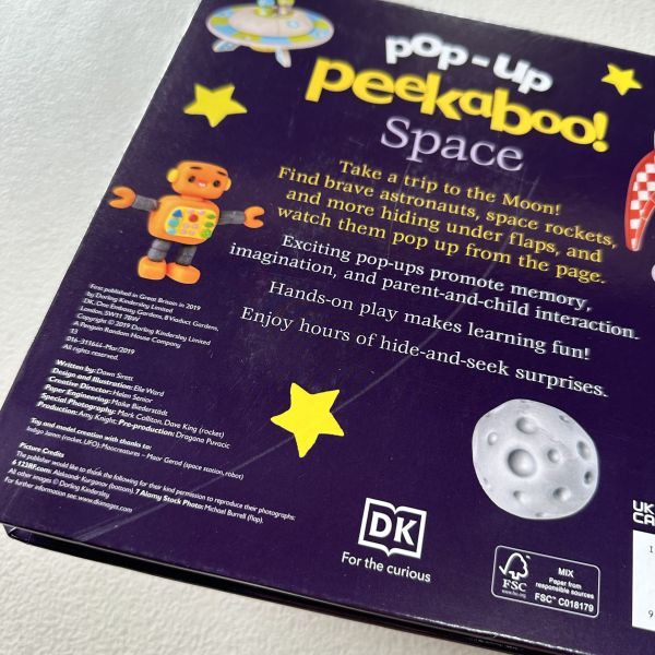 (微恙)DK Pop-Up Peekaboo! Space (躲貓貓大翻頁立體書：太空 ) 