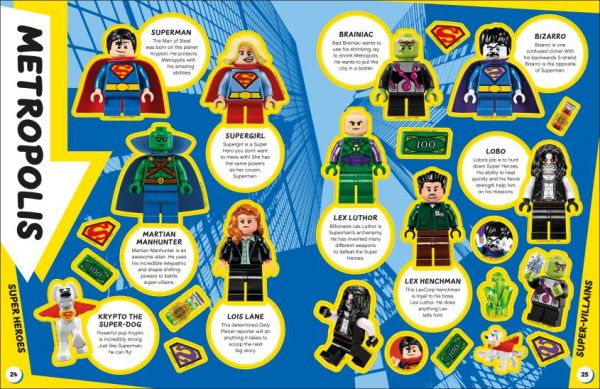 DK LEGO Batman Sticker Super Heroes and Super-Villains (樂高蝙蝠俠貼紙書) 