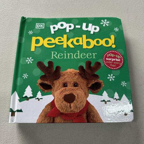 (微恙)DK Pop-Up Peekaboo! Reindeer(躲貓貓大翻頁立體書：馴鹿) 