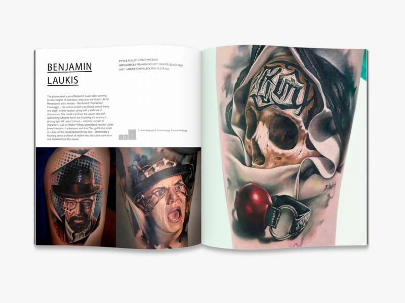 The World Atlas of Tattoo (世界紋身地圖：全球100位頂尖紋身藝術家的作品) 