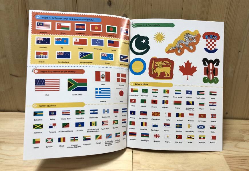 DK Flags Around the World Ultimate Sticker Book(百科貼紙書：國旗) 