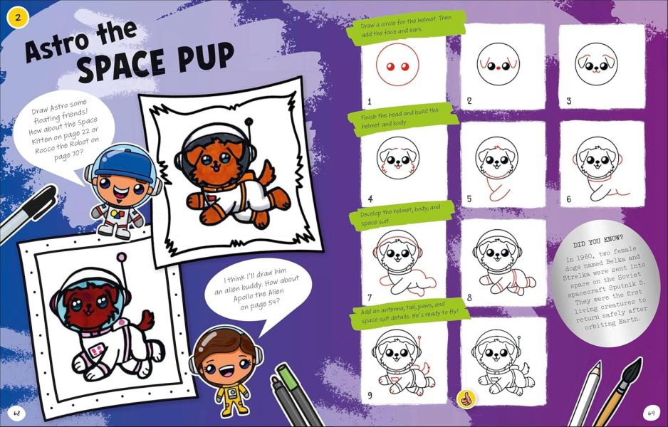 DK Draw with Art for Kids Hub Space(畫出太空：Art for Kids Hub 教你玩繪畫) 