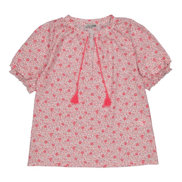 Petite Lucette Cecile Woman Blouse 大人短袖上衣 - Dalia Cerise 