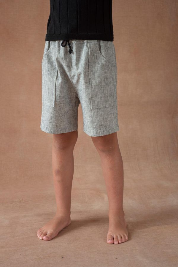 Popelin Black Fleck Jogger Bermuda Shorts 百慕達短褲 