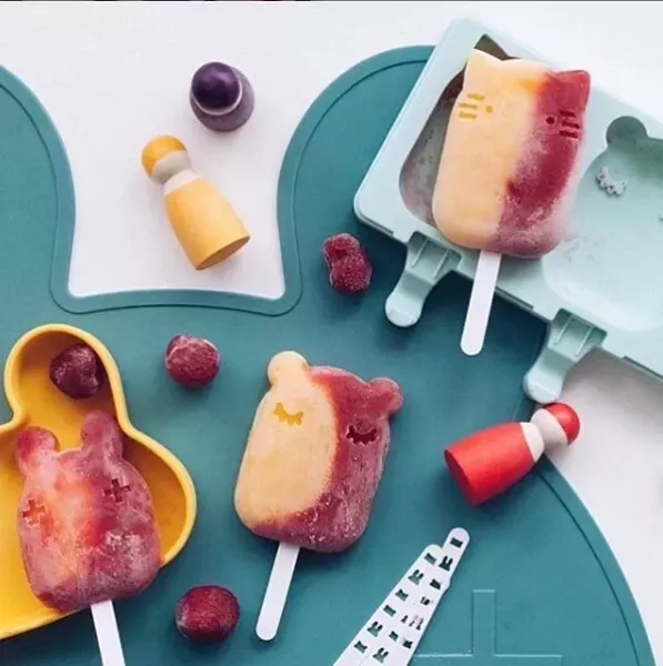 We Might Be Tiny 矽膠動物冰棒盒 - 薄荷綠 冰棒盒,矽膠餐具,進口母嬰用品,寶寶餐具,澳洲餐具