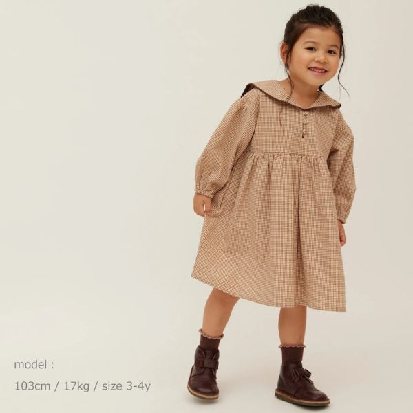 PETITMIG G4 Check Dress 格紋洋裝 