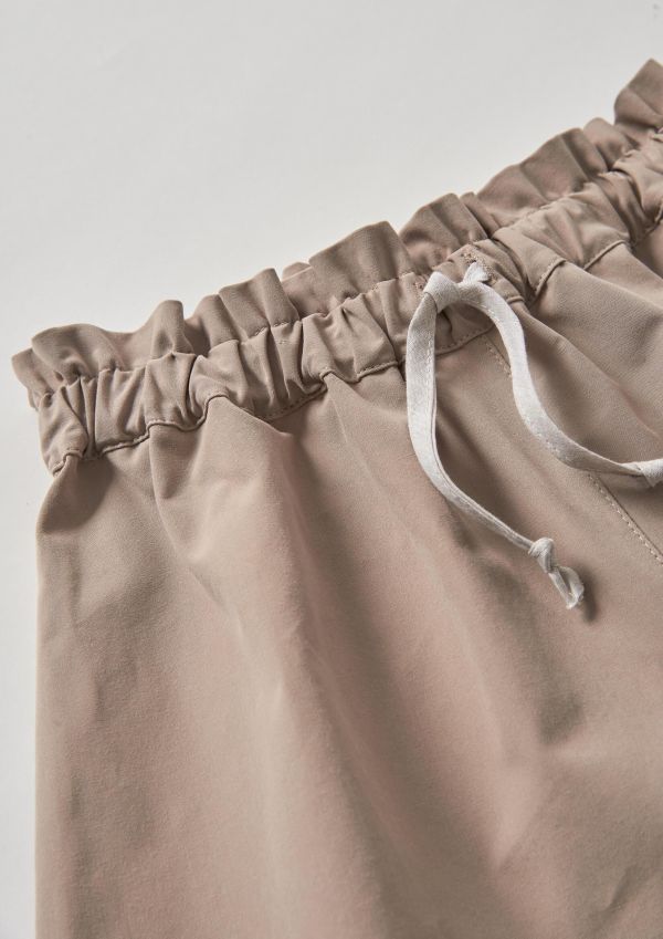 Popelin Taupe Long Bermuda Shorts 百慕達寬褲 