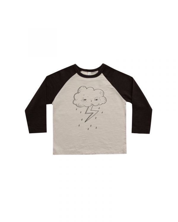 Rylee + Cru Raglan Tee - Vintage Black 美國RyleeCru,童裝,美國童裝,嬰兒衣服,幼童衣服,寶寶穿搭,男寶,男孩穿搭,女寶,女孩穿搭 