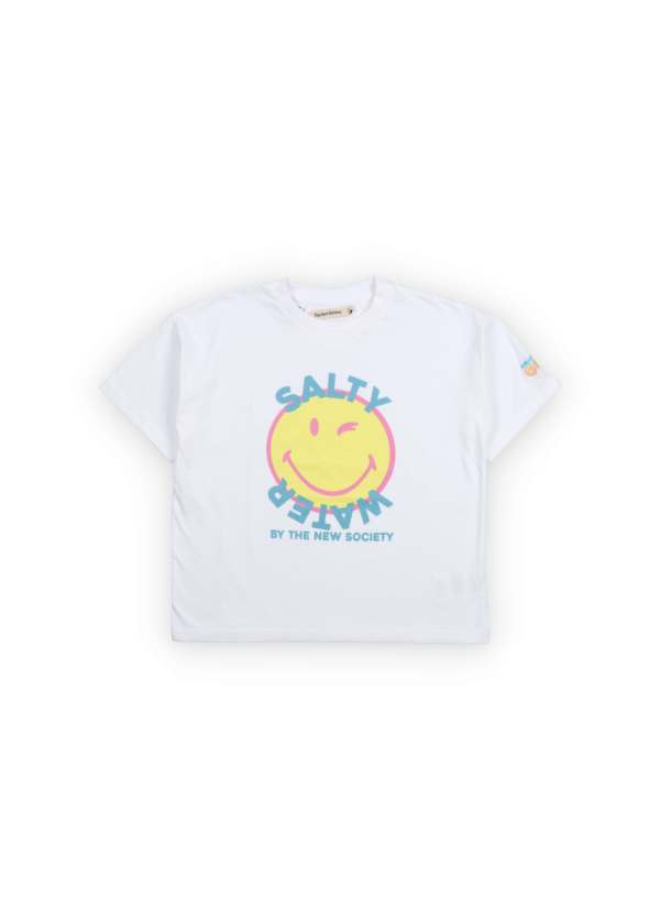 The New Society Smiley T-shirt Salty Water Smiley聯名短袖Tee 