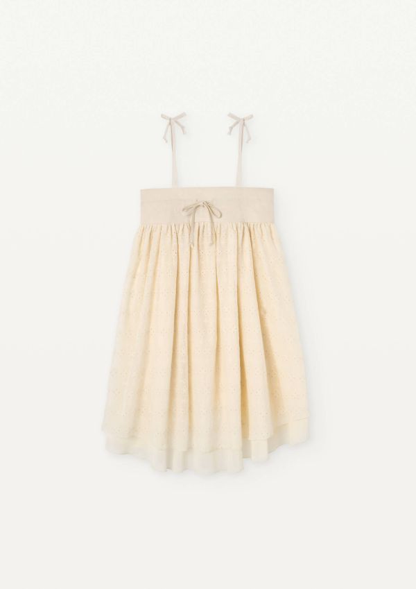 Popelin Double Layer Dress 細肩洋裝 - Off-white 
