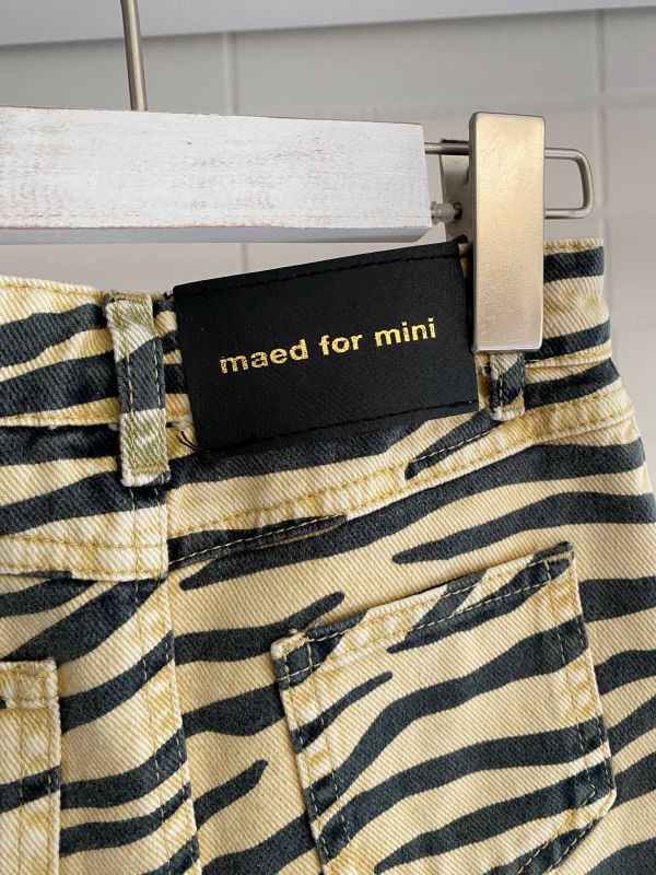 Maed For Mini Twiggy Tiger Denim Skirt 