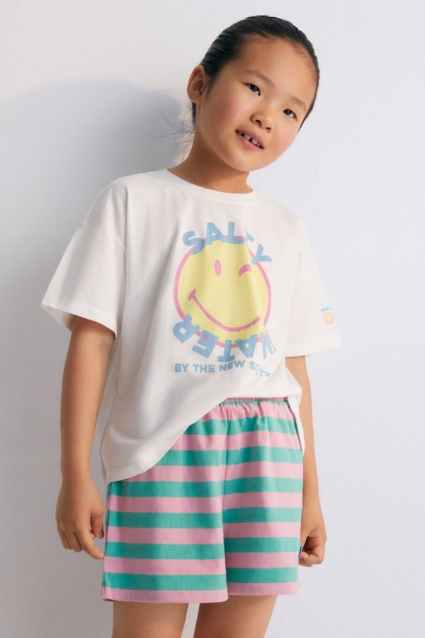 The New Society Smiley T-shirt Salty Water Smiley聯名短袖Tee 
