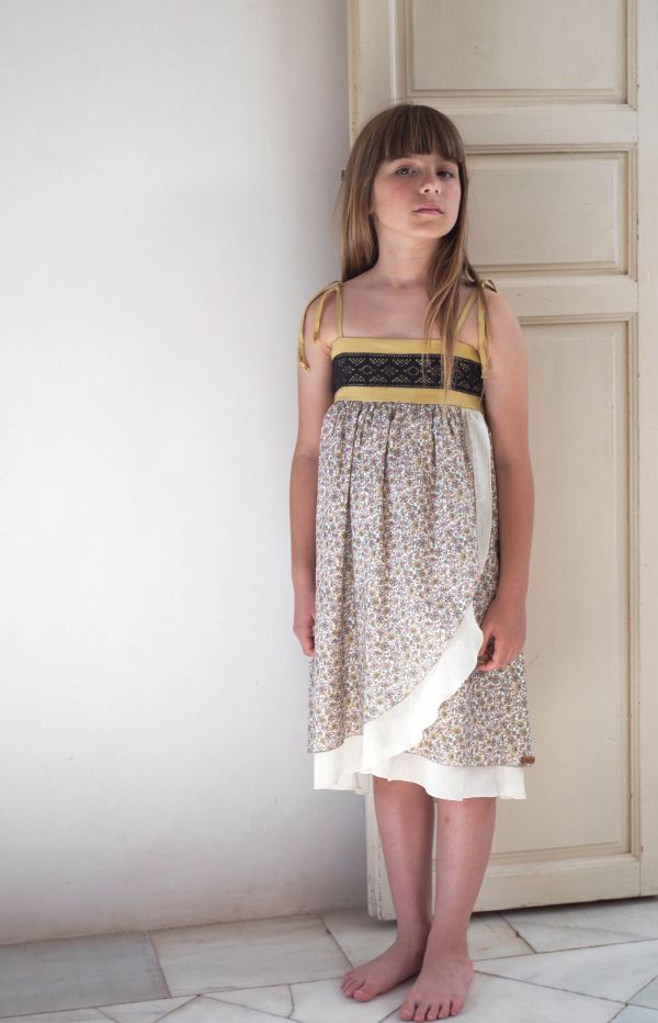 Popelin Double Layer Dress 細肩洋裝 - Cashmere 