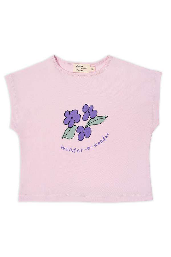 Wander and Wonder Daisy Crop Top 短袖短版Tee 
