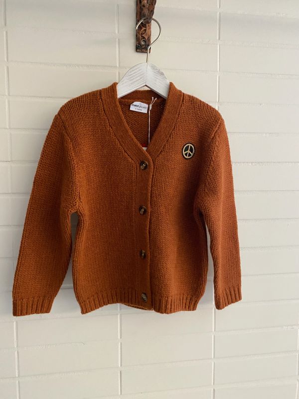 Maed For Mini Smiley Sloth Knitted Cardigan 開襟毛衣 