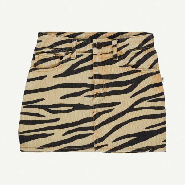 Maed For Mini Twiggy Tiger Denim Skirt 