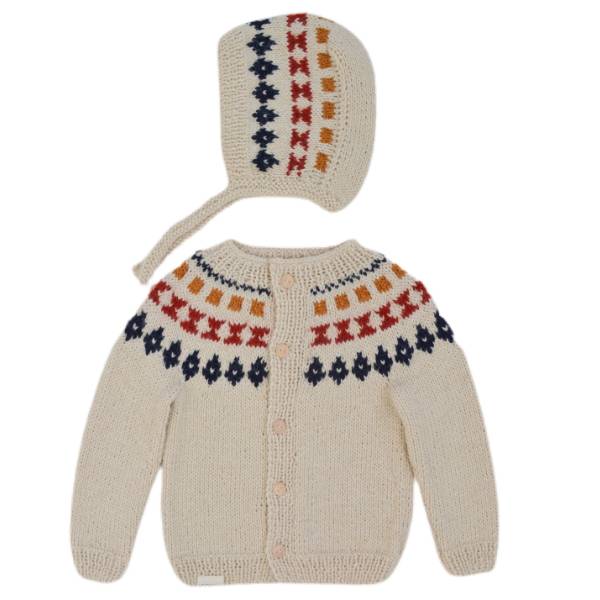 Kokori Kids Emma Cardigan 毛衣組 - Beige 