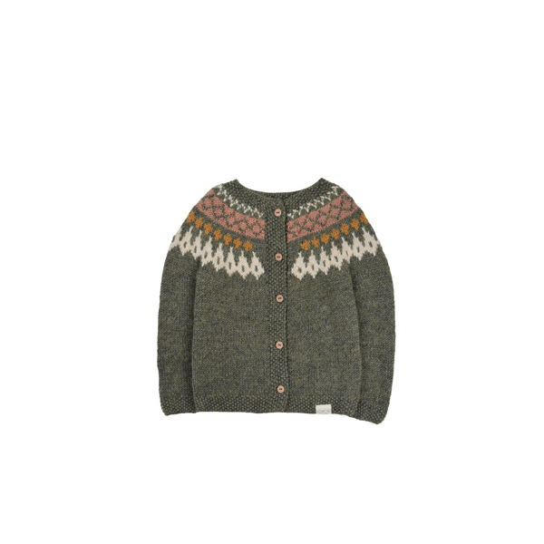 Kokori Kids Emma Cardigan 開襟毛衣 - Green 