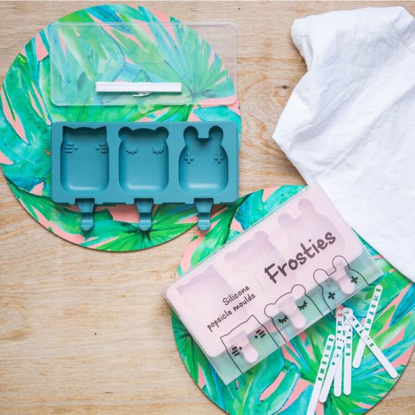 We Might Be Tiny 矽膠動物冰棒盒 - 孔雀綠 冰棒盒,矽膠餐具,進口母嬰用品,寶寶餐具,澳洲餐具