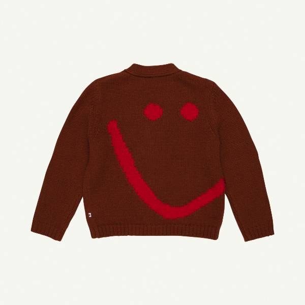 Maed For Mini Smiley Sloth Knitted Cardigan 開襟毛衣 