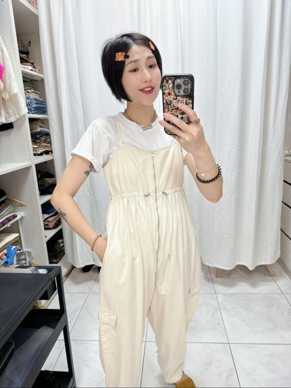 『OVERALL』吊帶褲 